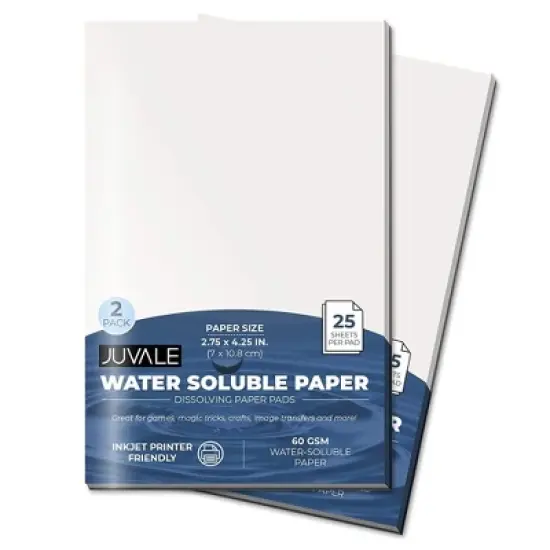 Juvale Spy Paper Dissolving Note Pad (4.25 x 2.75 in., 2 Pack) image {8}