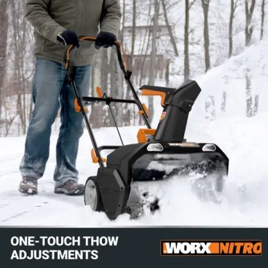 Worx WG471 40V Power Share 20" Cordless Snow Blower with Brushless Motor image {5}