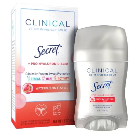 Secret Clinical Strength Invisible Solid Antiperspirant & Deodorant - Watermelon Fizz - 1.6oz image {11}