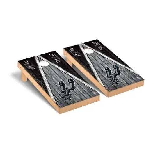 NBA San Antonio Spurs Premium Cornhole Board Triangle Weathered Version image {1}