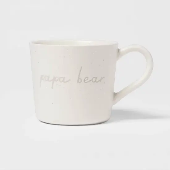 15oz Stoneware Papa Bear Mug - Threshold&trade; image {3}