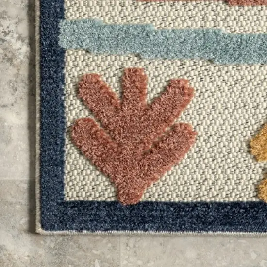 nuLOOM In&eacute;s Bohemian Lined Indoor/Outdoor Patio Area Rug image {4}