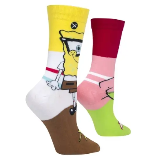 Odd Sox, Nickelodeon SpongeBob SquarePants Cartoon Socks, Men's & Women, Assorted image {1}