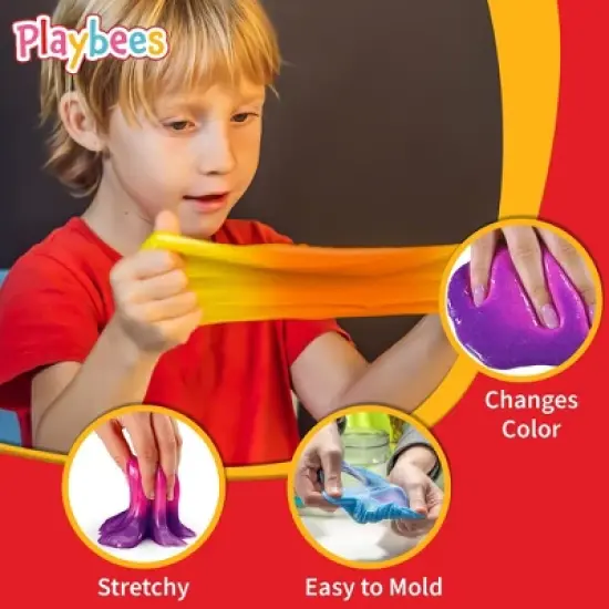 Playbees Heat Color Change Putty - 4pk - 2 Oz. image {4}