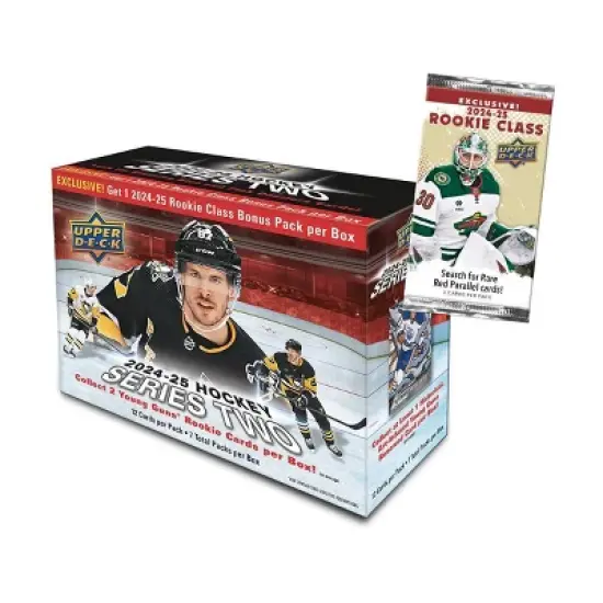 2024-25 Upper Deck NHL Series Two Hockey Trading Card Mega Box image {1}