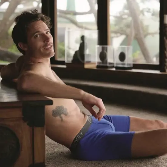 Jockey Generation&trade; Men's Boxer Briefs 3pk - Blue/Orange/Gray image {4}