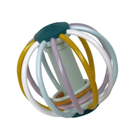 Manhattan Toy Comet Outer Space Themed Rattle and Teether Sensory Developmental Baby Toy image {1}