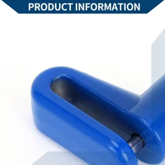 Unique Bargains Bicycle Lock Portable Ring Anti-Theft Bike Lock Motorcycle Wheel Disk Lock Blue image {5}