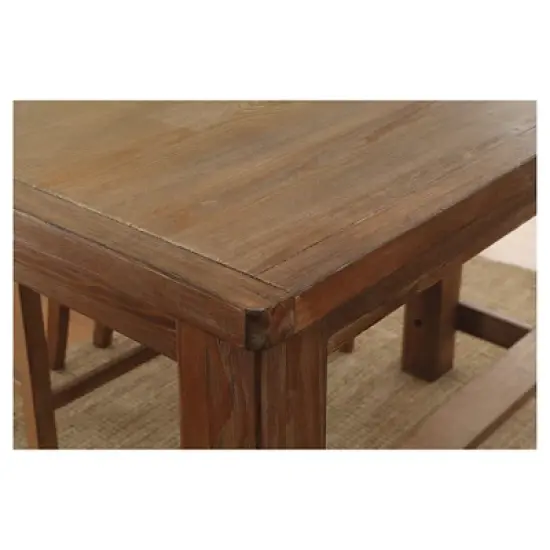 Eliza Rustic Counter Height Table Natural - HOMES: Inside + Out image {2}