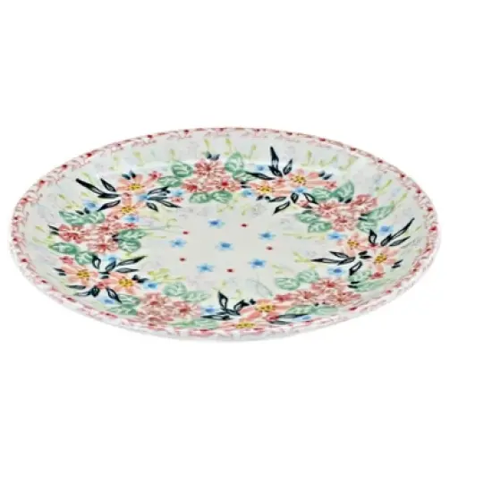 Blue Rose Polish Pottery Vena Dessert Plate image {6}