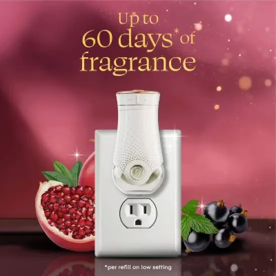 Glade PlugIns Scented Oil Air Freshener Refills - Pomegranate & Currant - 1.34oz/2ct image {5}