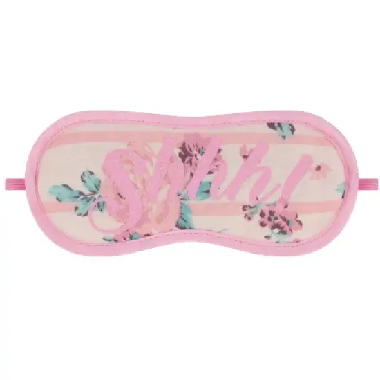 Sleep On It Girls Floral Dreams Pajama Sleep Shirt With Matching Sleep Mask image {2}