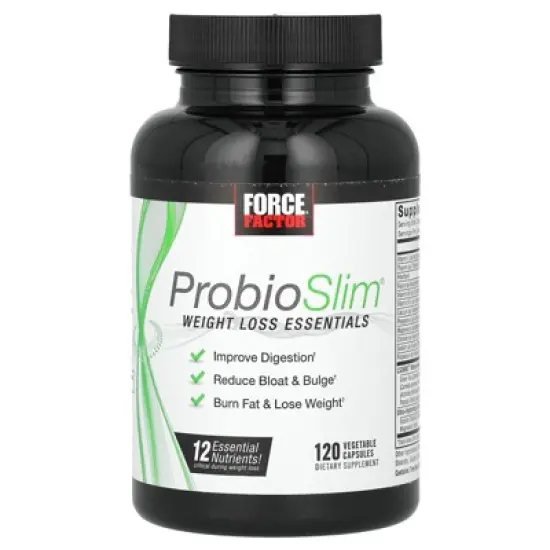 Force Factor ProbioSlim&reg;, Weight Loss Essentials, 120 Vegetable Capsules image {4}