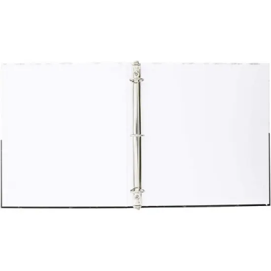 Paper Junkie 2-Pack 3 Ring Planner Binders Organizer Binder Cover, White Marble, 10 x 11.5" image {2}