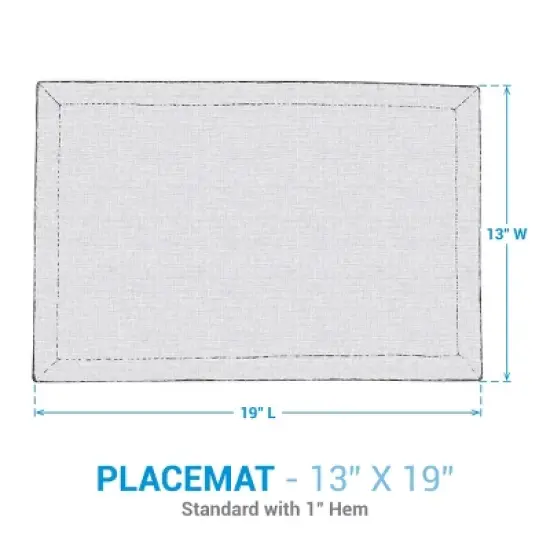 Split P Sunflower Print Placemat Set of 4 image {3}