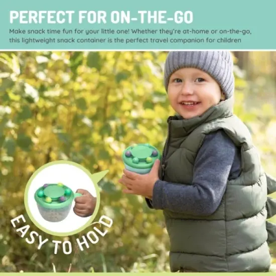 Melii Abacus Snack Container - 11.5 fl oz - Mint image {5}