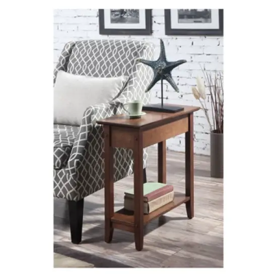 American Heritage Flip Top End Table - Johar Furniture  image {1}