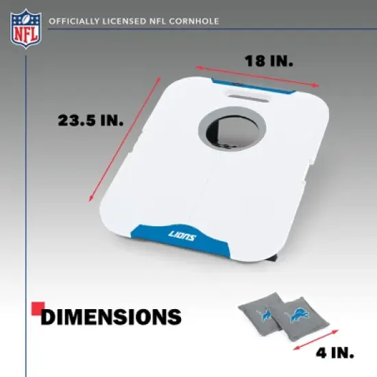 NFL Detroit Lions All-Weather Travel Cornhole Set image {4}