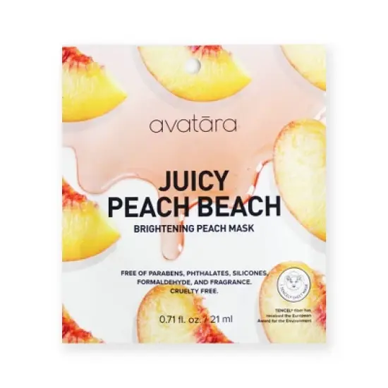Avatara Peach Beach Brightening Mask - 0.71 fl oz image {4}