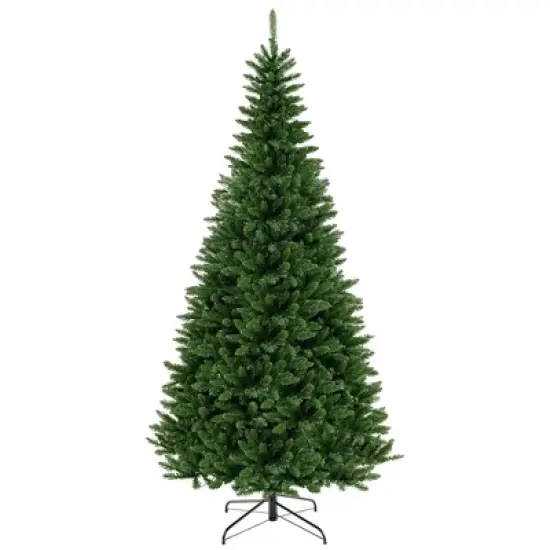 Costway 8 FT Pre-Lit Artificial Christmas Tree with 360 Warm White LED Lights Metal Stand image {9}