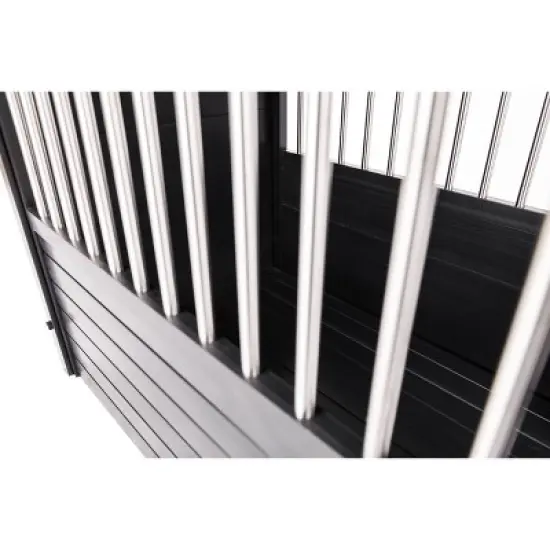 New Age Pet ecoFLEX Habitat 'N' Home Stainless Steel Dog Crate image {9}