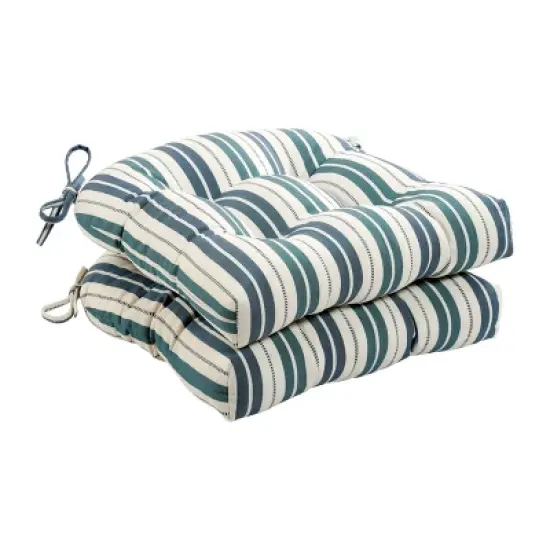 Rolston 2pc Indoor/Outdoor Tufted Seat Cushion Set - Haven Way image {10}