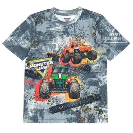 Monster Jam Maximum Destruction Megalodon El Toro Loco T-Shirt and Shorts Outfit Set Toddler to Big Kid image {2}