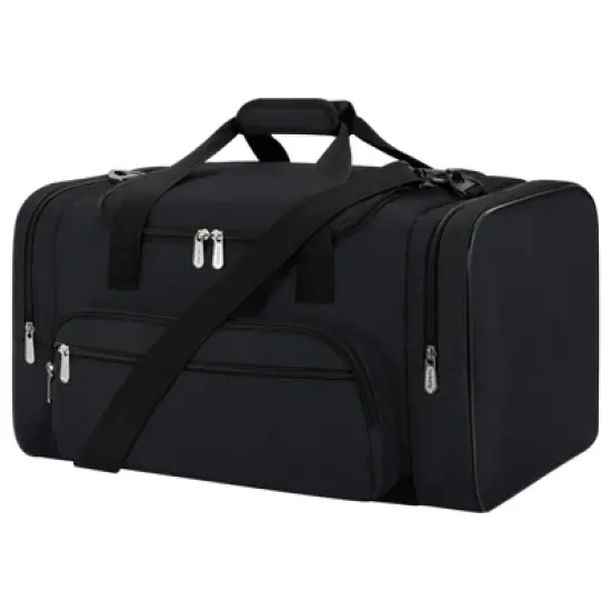Sports Duffel Bag 20 inch for Travel Gym - Black image {8}