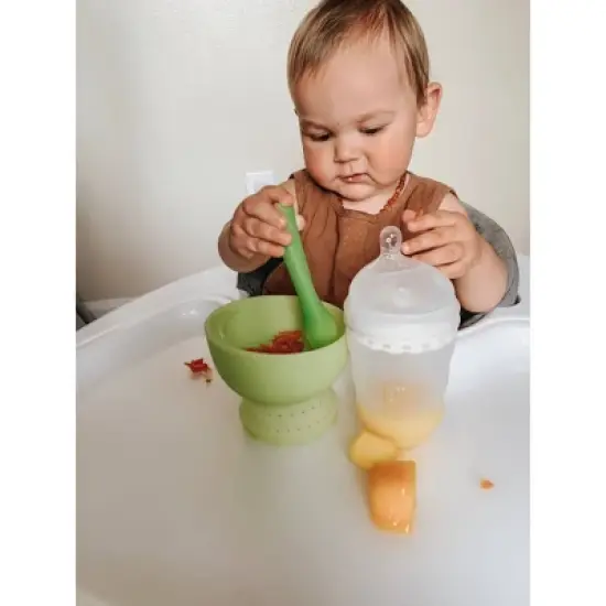 Olababy Advanced Training Set with Silicone Steam Bowl & Training Spoon image {6}