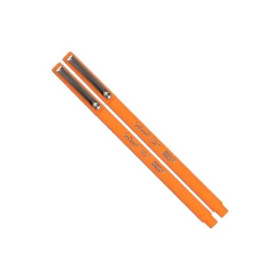 Marvy Uchida Le Pen Felt Pen Ultra Fine Point Orange Ink 2/Pack (7655879A) image {5}