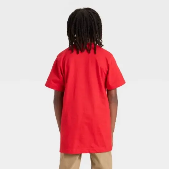 Boys' Kansas City Chiefs Oversized Short Sleeve Graphic T-Shirt - Red image {2}