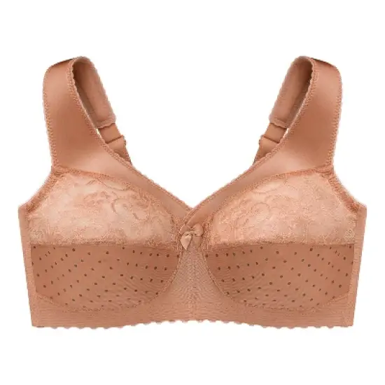 Glamorise Womens MagicLift Original Support Wirefree Bra 1000 Cappuccino image {3}