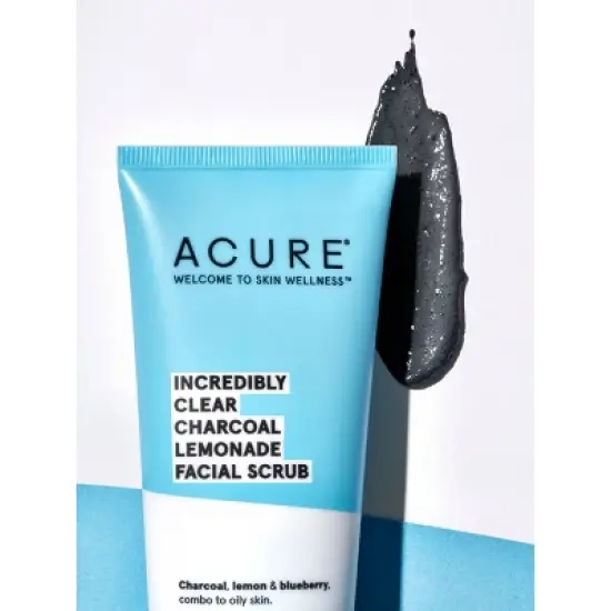 Acure Incredibly Clear Charcoal Lemonade Facial Scrub - Unscented - 4 fl oz image {3}