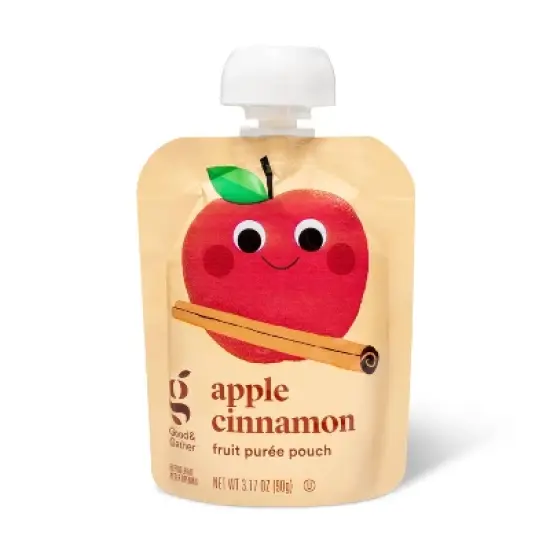 Apple Cinnamon Fruit Puree Pouches - 12ct - Good & Gather&trade; image {3}