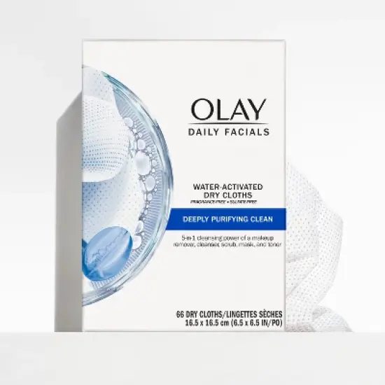 Olay Daily Facials Deeply Purifying Cleansing Cloths - Unscented - 66ct image {7}