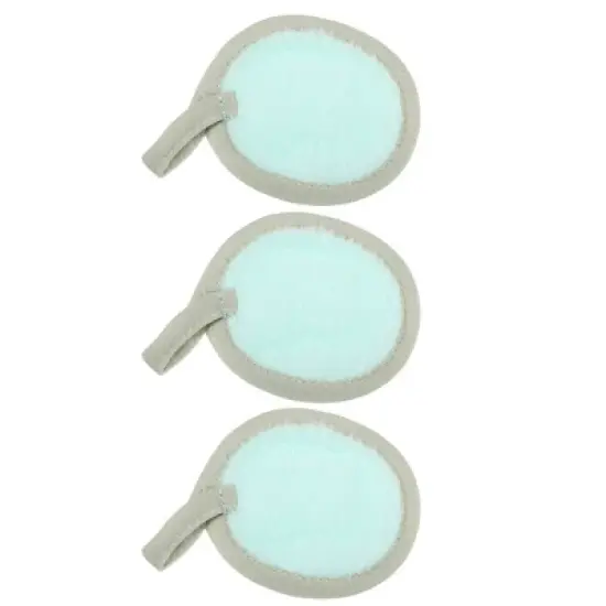 Unique Bargains Soft Flannel Pads Reusable Makeup Remover Eco Pads Facial Make Up Cleansing Removal for Most Skin Types 3 Pcs image {12}