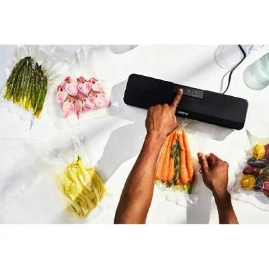 Anova Precision Vacuum Sealer Pro: Black Food Vacuum Sealer for Sous Vide, 5-Year Warranty, Plastic, 15.7"x7"x4.3" image {11}