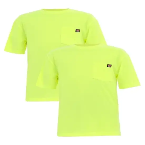 Wrangler Workwear Men's Short Sleeve Pocket Tee 2-Pack bundle image {6}