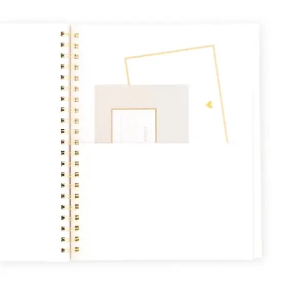 Sugar Paper Essentials 11"x9.5" 2026 Large Frosted Planner Green Stripe image {3}