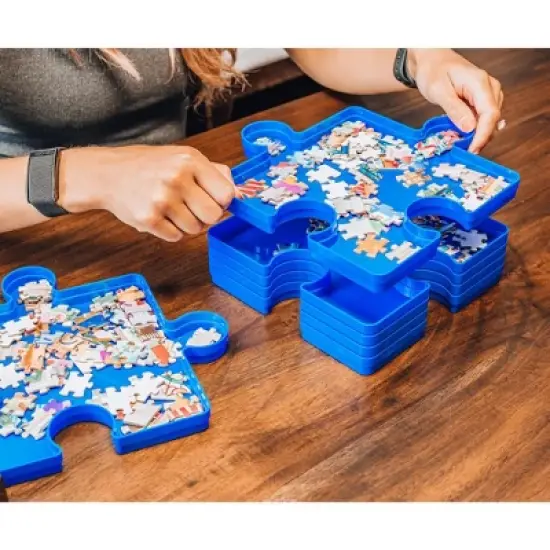 Shantou South Toys Factory Jigsaw Puzzle Stackable Sorting Trays | Set of 6 image {4}