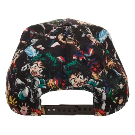 My Hero Academia Allover Art Snapback Hat image {4}