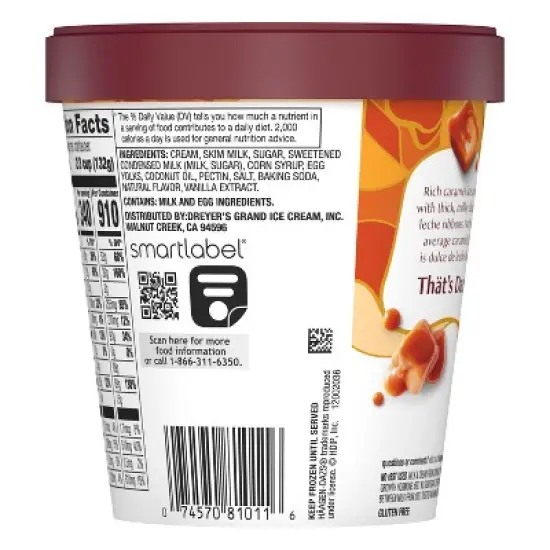 Haagen-Dazs Dulce de Leche Caramel Ice Cream - 14 fl oz image {4}