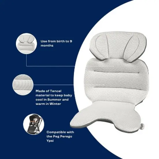 Peg Perego Baby Stage Pad - Chalk White image {2}