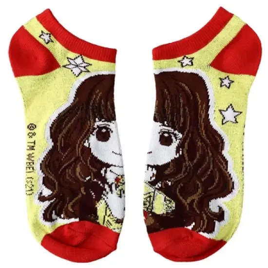 Harry Potter Chibi Character art 5-pack Ankle Socks for Women image {4}