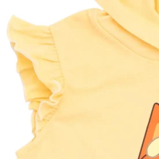 Bluey Bingo Girls Cosplay Tank Top and Active Retro Dolphin French Terry Shorts Toddler to Little Kid image {5}