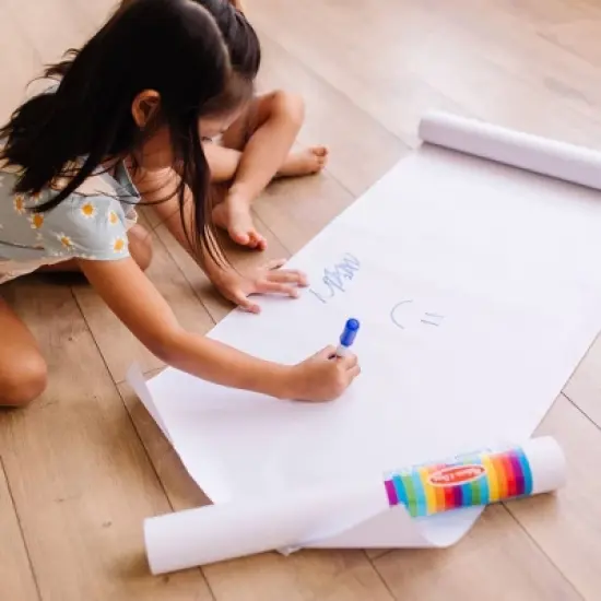 Melissa & Doug Deluxe Easel Paper Roll Replacement (18" x 75') 3pk image {1}