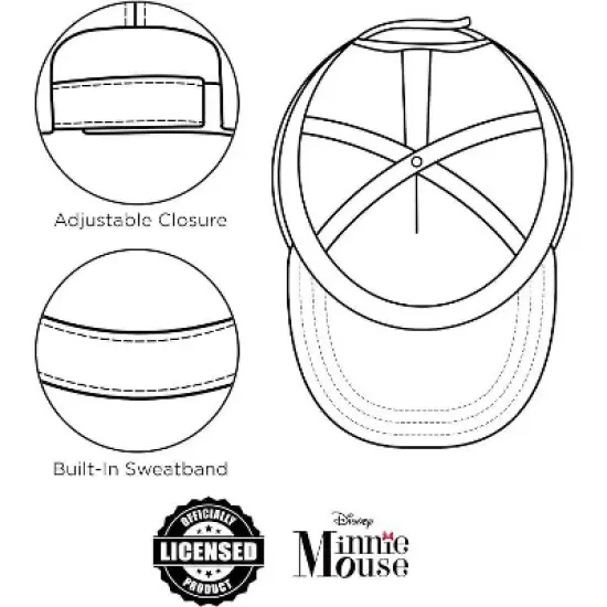 Minnie Mouse Girls Baseball Cap, 2-7 Years image {3}