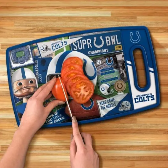 NFL Indianapolis Colts Retro Series Cutting Board image {3}