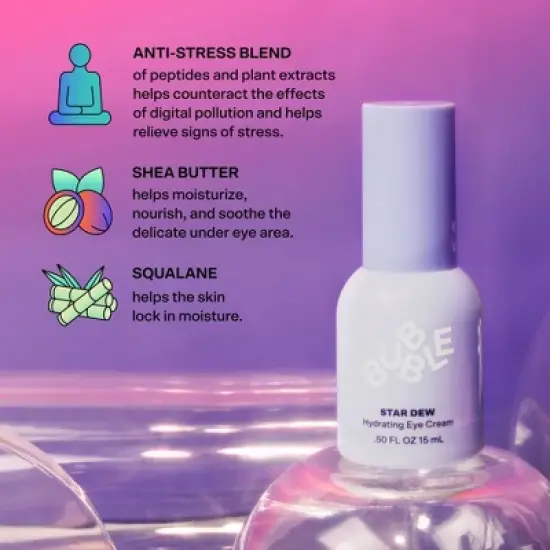 Bubble Skincare Star Dew Hydrating Eye Cream - 0.5 fl oz image {3}