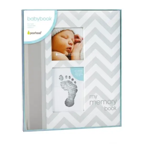 Pearhead Chevron Baby Memory Book image {11}